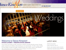 Tablet Screenshot of dancekinexion.com